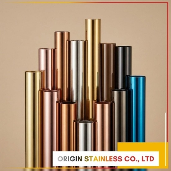 ท่อสแตนเลสสีสำเร็จรูป ราคาโรงงาน